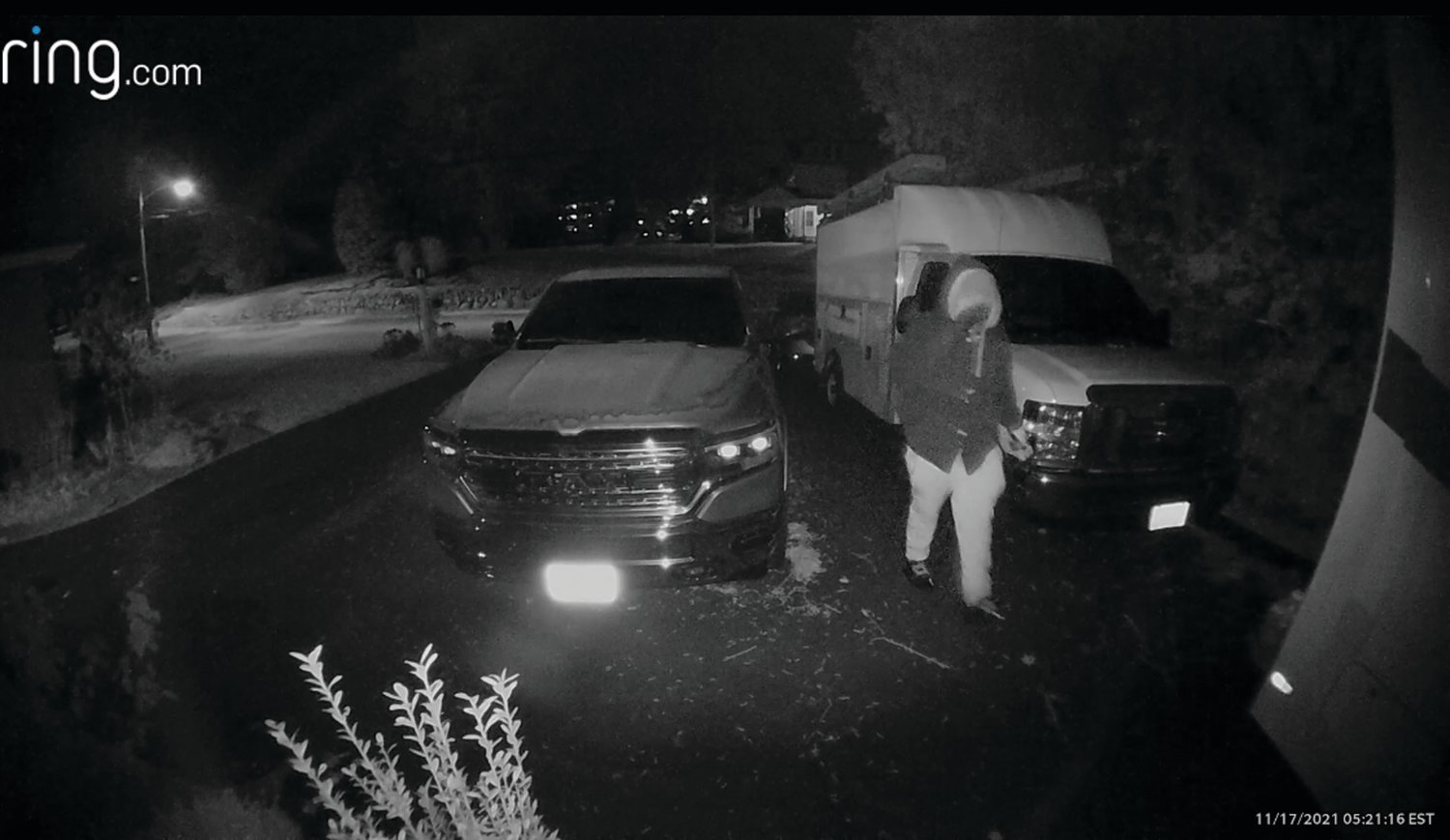 CAUGHT IN THE ACT: Johnston residents have been capturing images of the possible neighborhood thief from home surveillance cameras. If you capture suspicious footage, contact the Johnston Police Department (email crime tips to tips@johnstonpd.com, or call police to report a crime, at 401-231-8100).